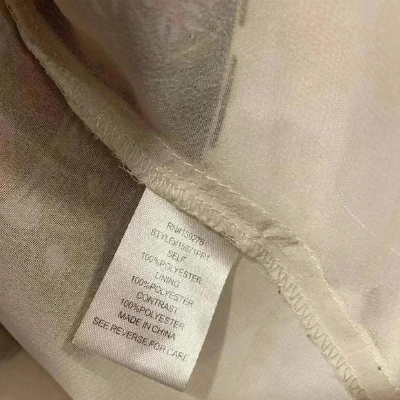 Daniel Rainn Flowy Layered Earth Tone Aztec Print Sleeveles Blouse Button Size S - Picture 9 of 14